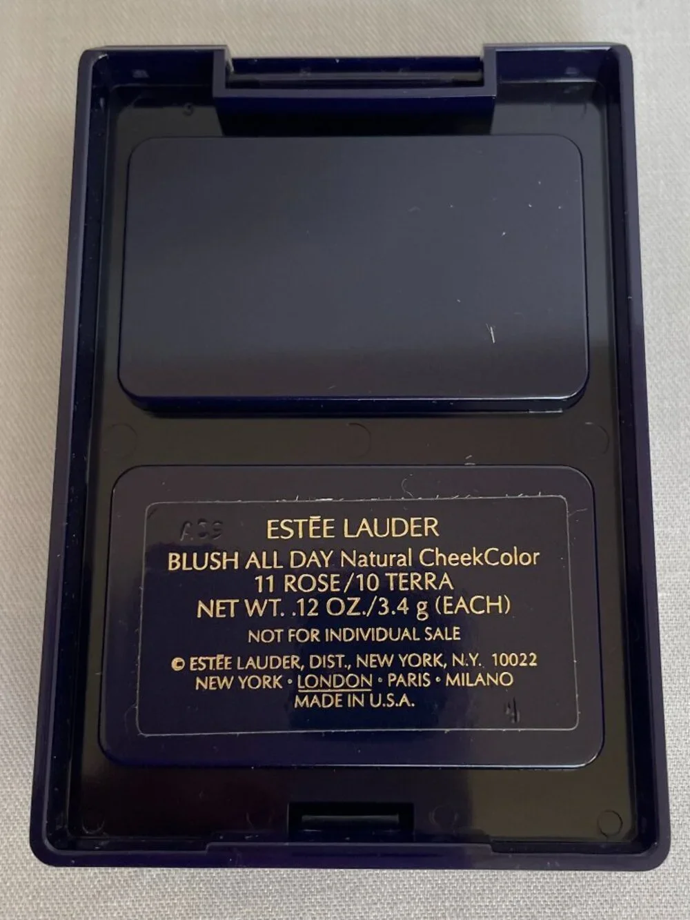 Vintage Estee Lauder Blush All Day Duo 11 Rose 10 Terra Natural Cheek Color NEW